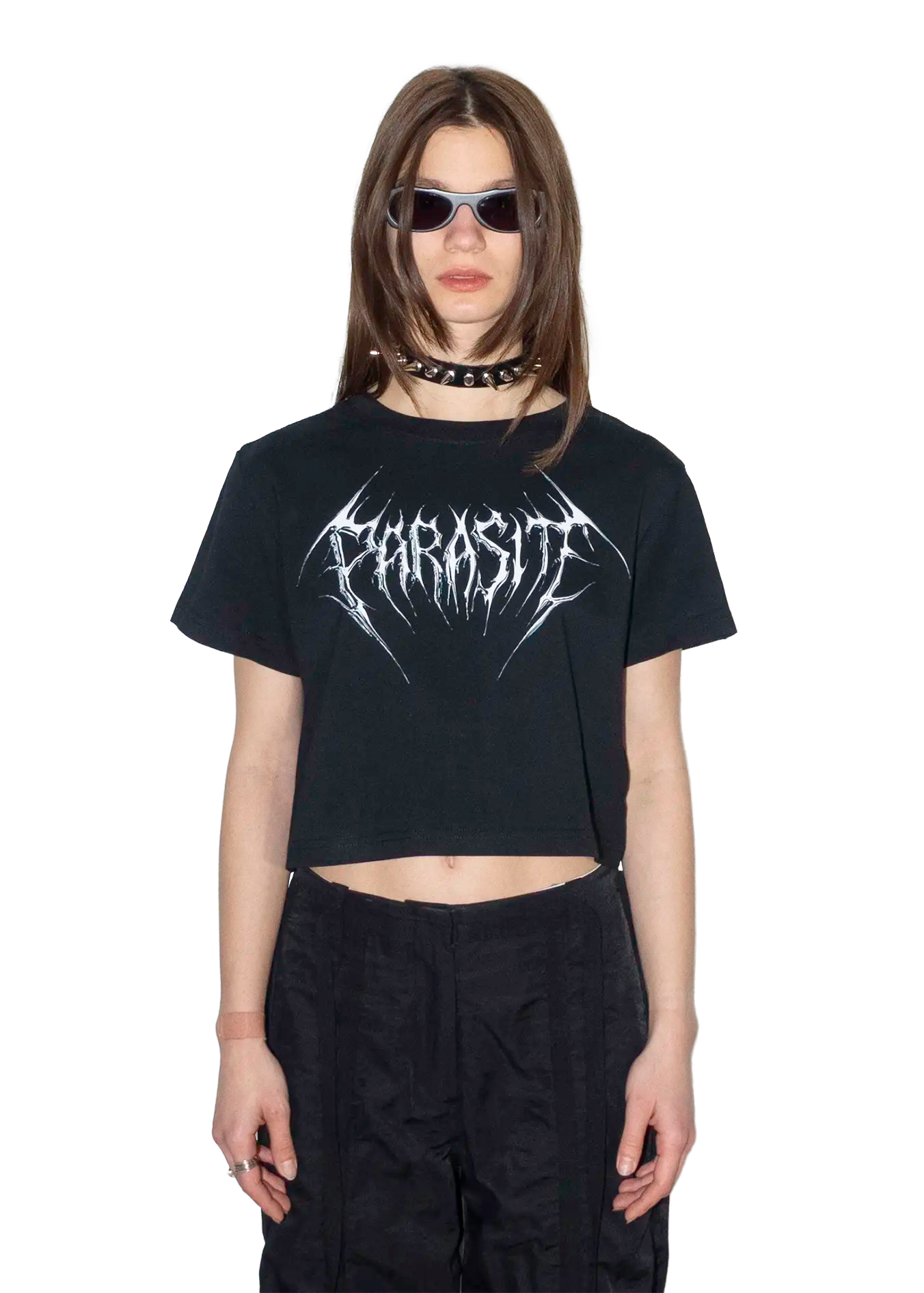 PARASITE CHROME CROP T-SHIRT