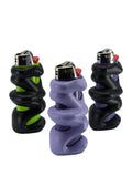 Multi-colored light sleeve for Bic brand lighters. Lighter not included.